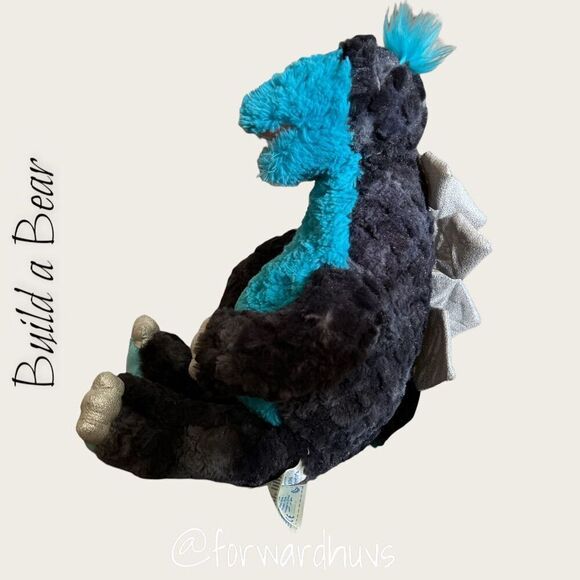 Build-A-Bear Blue Dinosaur Plush - 15" Tall - Picture 6 of 8